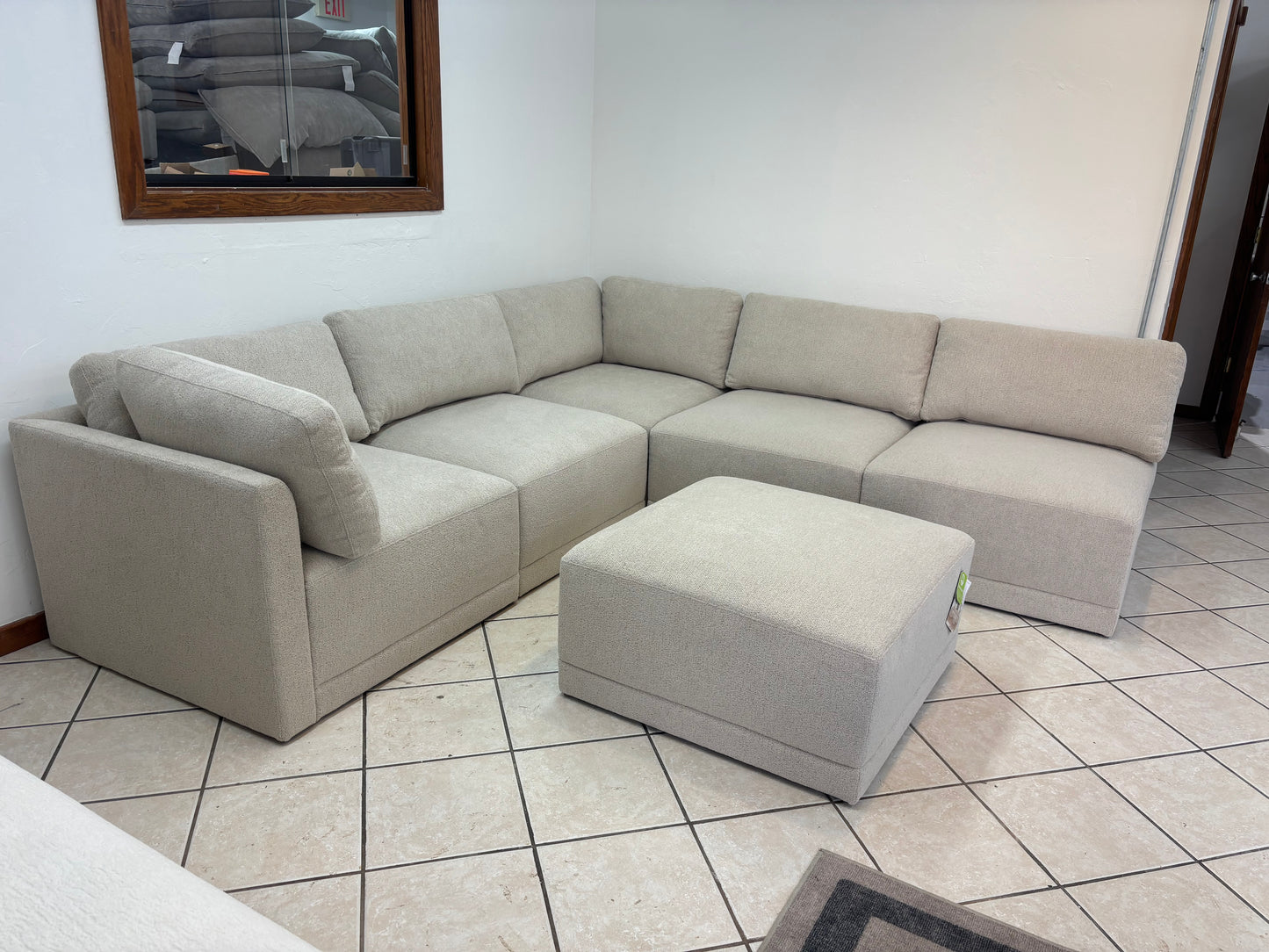 Modular Sectional 6-piece with Ottoman