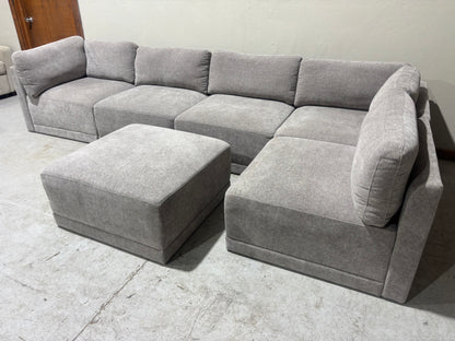 Modular Sectional 6-piece with Ottoman