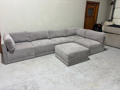 Modular Sectional 6-piece with Ottoman