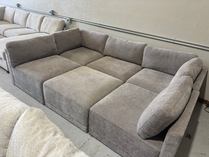 Modular Sectional 6-piece with Ottoman