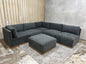 Modular Sectional with Wood Base