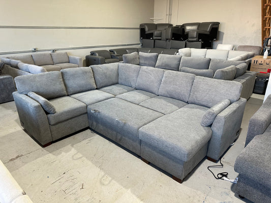 Sleeper Sectional with Reversible Chaise and Storage