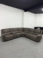Fabric Power Reclining Sectional with Power Headrests