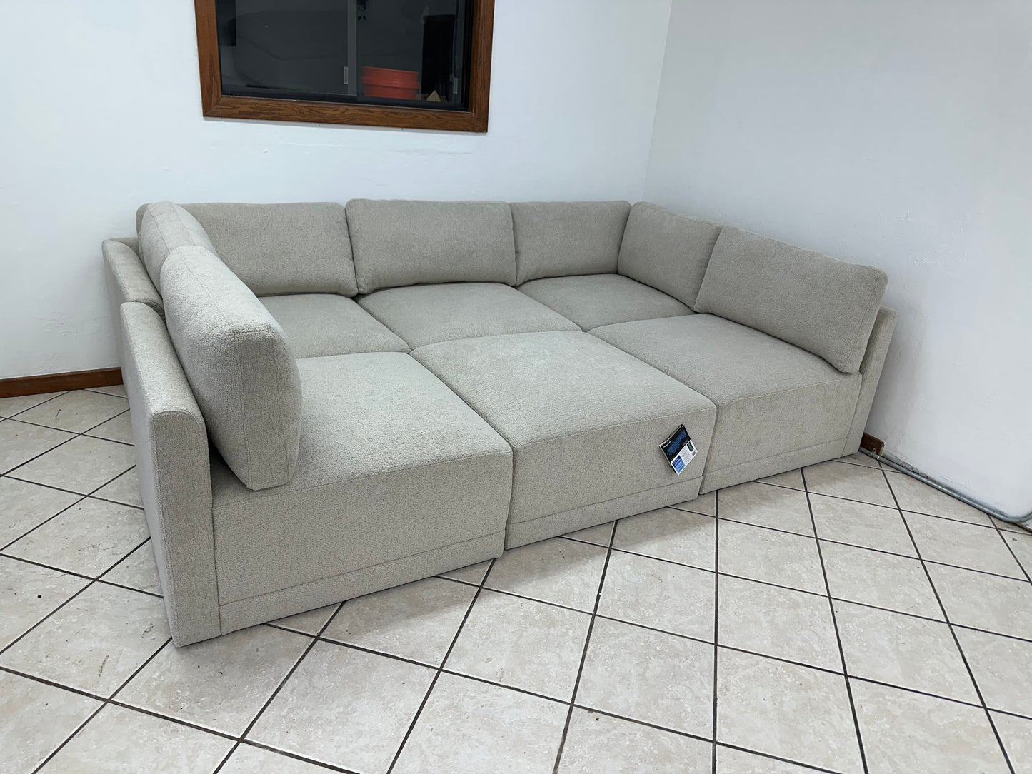 Modular Sectional 6-piece with Ottoman