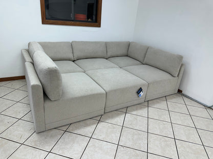 Modular Sectional 6-piece with Ottoman