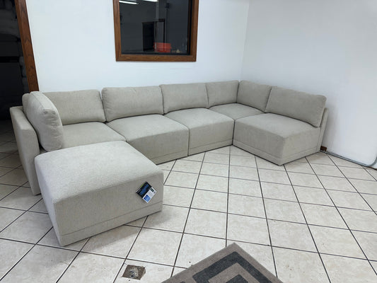Modular Sectional 6-piece with Ottoman