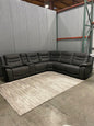 Microsuede Power Reclining Sectional