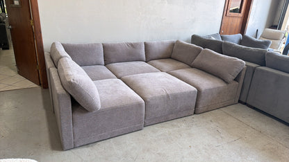 Modular Sectional 6-piece with Ottoman