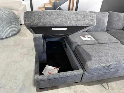 Sleeper Sectional with Reversible Chaise and Storage