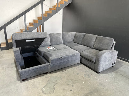 Sleeper Sectional with Reversible Chaise and Storage