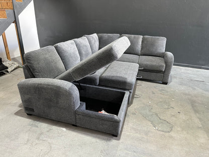 Sleeper Sectional with Reversible Chaise and Storage