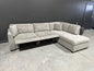 Fabric Sectional with Power Footrest