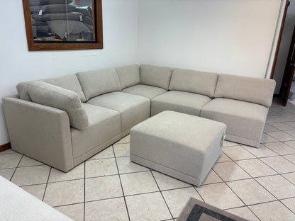 Modular Sectional 6-piece with Ottoman