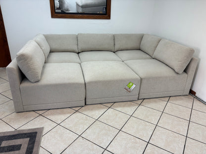 Modular Sectional 6-piece with Ottoman
