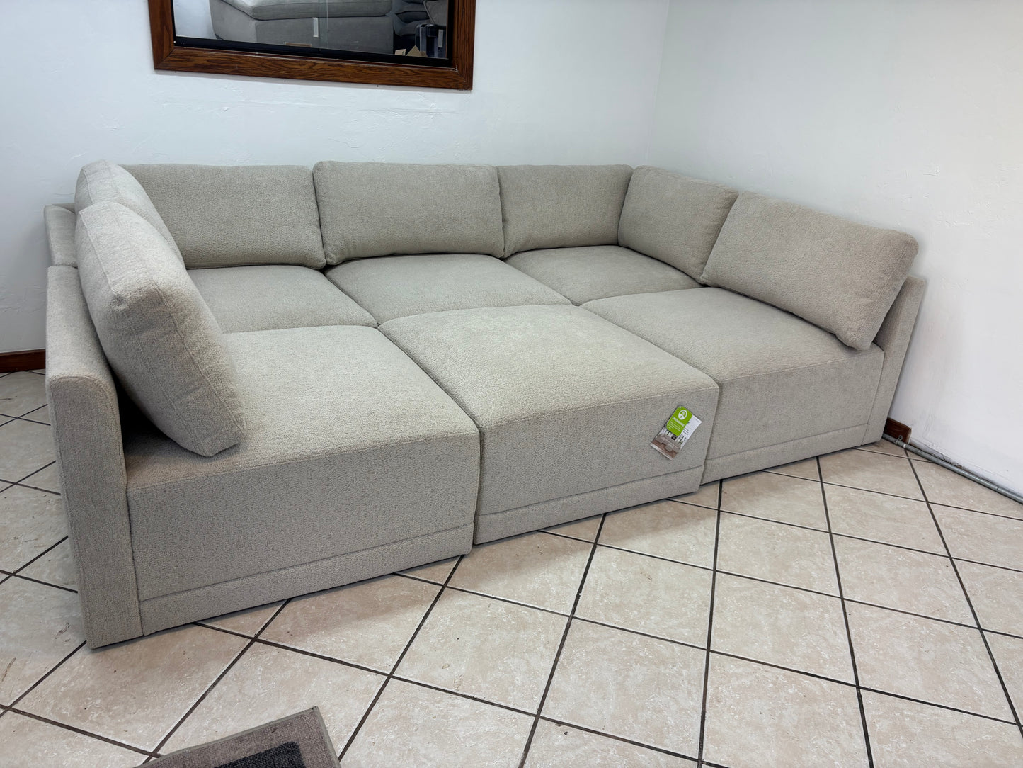 Modular Sectional 6-piece with Ottoman